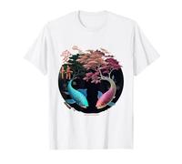 nishikigoi Amante Peces estética en japón Carpa koi Estilo Camiseta