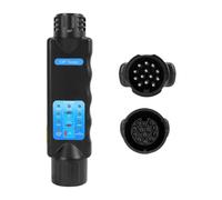 Nishiyuenyi 1 Unidad Probador de Remolque con Comprobador de Enchufe de Remolque 13 Pines Tester de Luces de Circuito de Enchufe 12V Herramienta de Verificación