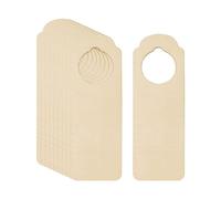 Nishiyuenyi 10 Colgadores de Manijas de Puerta para Hotel, Letreros de Madera en para Puertas de Dormitorio, Ideales para Colgar en Hoteles.
