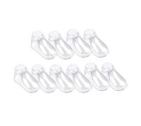 Nishiyuenyi 10 Piezas Shoe Stretcher Sostenedor Botines Infantiles Soporte Calcetines Zapatos Transparente PVC Regulable para Organización en Hogares Comercios, 12CM