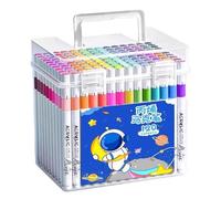 Nishiyuenyi 120x marcadores de pintura acrílica bolígrafos de pintura acrílica colores surtidos con estuche de transporte marcadores de dibujo para taza de piedra