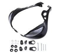 Nishiyuenyi 2 Piezas Protector Manillar Guías Manos Acople Plástico Accesorios para cicletas Adecuado para Pilotaje cross Biking, Negro