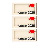 Nishiyuenyi 3 Sobres para Billetes de Graduación 2025. de Regalo para, Rojo