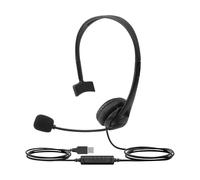 Nishiyuenyi Auriculares USB con Micrófono, Un Solo Auricular, Ligeros, Cómodos, para Centro de Llamadas.