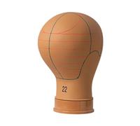 Nishiyuenyi Block Head Mannequin Base de Exhibición de Pelucas Cabeza con Líneas Marcadas Y Pin Fácil de Insertar Apto para Estudiantes Adecuado para Salón Ho, M