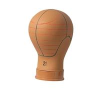 Nishiyuenyi Block Head Mannequin Base de Exhibición de Pelucas Cabeza con Líneas Marcadas Y Pin Fácil de Insertar Apto para Estudiantes Adecuado para Salón Ho, S