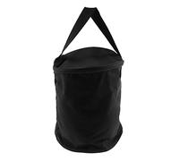 Nishiyuenyi Bolsa para Pelotas de Tenis Bolsa de Almacenamiento Cubo Redondo Saco Contenedor Deportivo Bolso Cubo Resistente Organizador de Pelotas Material de Na, Negro