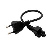Nishiyuenyi Cable Adaptador de Corriente IEC320 C5 Cordón de Energía Europlug a IEC 2 Pines Fabricación en PVC Aplicable para Televisor Portátil Impresor