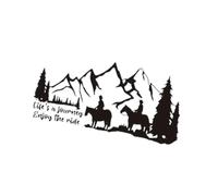 Nishiyuenyi Car Sticker Vinilo Decoración Auto Pegatina para Camión Y SUV Accesorio Creativo para Ventana Y Capó Protección contra Rayones PETG Adecuado, Negro