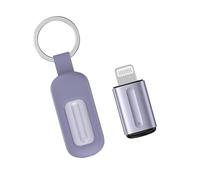 Nishiyuenyi Control Remoto Infrarrojo Adaptador Teléfono Móvil Mini Universal Control USB C Función Voz Antipolvo Conveniente Aplicable Estudio Salón Oficina, Violeta Claro