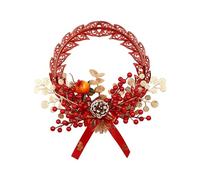 Nishiyuenyi Corona de año Chino Adorno Colgante Dragón Decoración de Primavera Ornamento Tradicional Material Pp Adecuado para Fiestas Familiares Celebracio, estilo c, tal como se describe