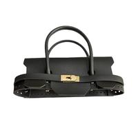 Nishiyuenyi Correa para Bolso de Mano Reemplazo de Asa de Bolso de Piel Sintética Accesorio para Asa Fabricada con Material Resistente Adecuada para per, Negro, Individual