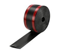 Nishiyuenyi Cubierta para Cable de Piso Protector de Conductores Cinta de Organización Adhesiva Solución Flexible Impermeable para Administración en Ambientes de, Negro