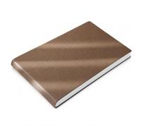 Nishiyuenyi Diario 260 páginas con cubierta cuero PU impermeable oficina, scribir - para dibujar, Marrón Montaña Lejana, Cuaderno B5 horizontal de 260 páginas con páginas interiores cuadriculadas