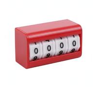 Nishiyuenyi Digital Manual de Mesa de Puntos Marcador de Anotaciones de con Rápido y Visible sin Energía Adecuado para Competiciones de Trabajo Seguimiento de, Array, Rojo, 4 Dígitos