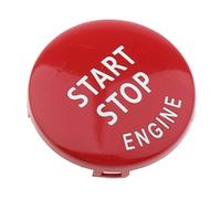 Nishiyuenyi Engine Start Botón Recubrimiento para Botón de Arranque y Parada Tapa de Robusta Función Protectora y Decorativa Accesorio Compatible con E60, Rojo