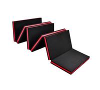Nishiyuenyi Esterilla Plegable Gruesa Mat Mecánica EVA Multifuncional Acolchada Plegable Resistente Al Agua para Taller Actividad Física Jardinería Renovació, Rojo