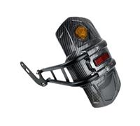 Nishiyuenyi Guardabarros Trasero para Guardabarros Salpicadera Deflector de Rueda PP Flexible con Montaje Fácil Y Protección Contra Adecua, Fibra de Carbono