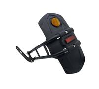 Nishiyuenyi Guardabarros Trasero para Guardabarros Salpicadera Deflector de Rueda PP Flexible con Montaje Fácil Y Protección Contra Adecua, Negro