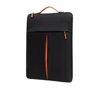 Nishiyuenyi Laptop Estuche con Asa Portátil Maletín para Computadora Cuaderno Oxford Impermeable Adecuada para Escuela Trabajo de Oficina Viajes de Negocios Despl, Negro