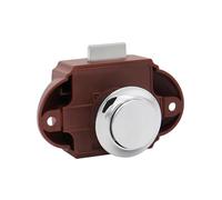 Nishiyuenyi Latch Locks Push Button Cerraduras de Puerta de Armario Gabinete Cajón Material Metálico Fácil de Instalar Adecuado para Casas Rodantes Caravanas