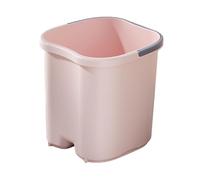 Nishiyuenyi Lavabo para Pies Bañera de Pedicura Cubeta Masaje con Mango Antideslizante Y Nodos de Masaje Base Adecuado para Adultos Hogar Dormitorio, Rosa