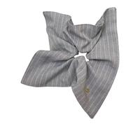 Nishiyuenyi Lazo para El Pelo Adorno para El Cabello Cinta Elástica Goma para Coleta Decoración Elegante de Tela Ligera Adecuado para Citas Desplazamientos Y, Gris Claro