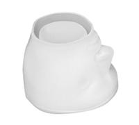 Nishiyuenyi Modelo de Cara Silicona para Crear Centros de Mesa de Cara Humana Artística Personalizable como Portavasos y Macetas Adecuado para, Taza