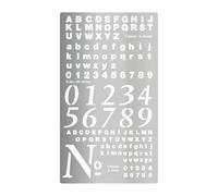 Nishiyuenyi Plantilla de Diario Metal Plantilla para Bocetos Plantilla de Acero Inoxidable Plantilla de Scrapbooking para Planificar y Personalizar Adecuada para, Style B