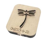 Nishiyuenyi Plantilla de Perforación Dragonfly Leathercraft para Un Uso Fácil