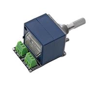 Nishiyuenyi Potenciómetro PH2702 Control de Volumen Estéreo Atenuador de Audio Bidireccional con Carcasa Metálica Indicado para Uso en Radios Equipos DIY, 100 Mil