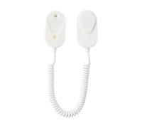 Nishiyuenyi Remote Control Holder Almacenamiento para Remotos Protección contra Pérdida Instalación Sin Herramientas Cordón de Material PP Adecuado para Lugares D, Blanco