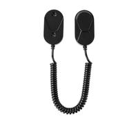 Nishiyuenyi Remote Control Holder Almacenamiento para Remotos Protección contra Pérdida Instalación Sin Herramientas Cordón de Material PP Adecuado para Lugares D, Negro