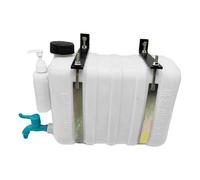 Nishiyuenyi Tanque de Agua para Camión 14 litros Depósito Colgante para Almacenamiento de Agua en Vehículos Contenedor de Agua Portátil en PP Firme Instalación Fá, con Soporte