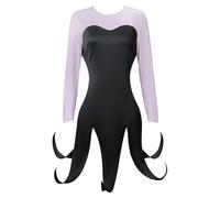 Nishiyuenyi Vestido Pulpo Mujer Disfraz Ursula Ropa de Carnaval Diseño Realista Tejido Elástico Confortable Adecuado para Club Fiesta Temática Actuación Cumpleaño, XL