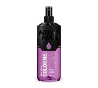 NISHMAN Aftershave Cologne 02 - Storm 400ml - Loción Refrescante para Después del Afeitado para Hombres - Fragancia de Vainilla, Sándalo, Lavanda, Pachulí - Colonia para Después del Afeitado
