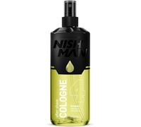 NISHMAN Aftershave Cologne 04 - Lemon 400ml - Loción Refrescante para Después del Afeitado para Hombres - Fragancia de Limón Tradicional, Eucalipto, Rosa, Almizcle - Colonia para Después del Afeitado