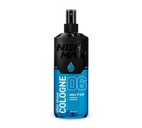 NISHMAN Aftershave Cologne 06 - Aqua D'asil 400ml - Loción Refrescante para Después del Afeitado para Hombres - Fragancia de Bergamota, Notas Marinas, Pachulí & Almizcle - Colonia para Después