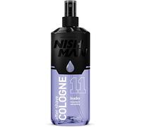 NISHMAN Aftershave Cologne 11 - Leader 400ml - Loción Refrescante para Después del Afeitado para Hombres - Fragancia de Lavanda, Bergamota, Limón, Albahaca India, Ámbar - Colonia para Después