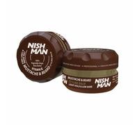 NISHMAN Bálsamo para Peinado de Barba y Bigote 100ml - Estilizado Perfecto para una Barba y Bigote Bien Definidos - Hidrata y Nutre tu Vello