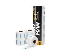 NISHMAN Bandas para Cuello y Nuca - Blanco 5 Rollos con 100 Bandas - Protector de Cuello Suave para una Experiencia de Afeitado o Corte de Pelo Cómoda Que Atrapa el Cabello