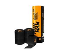 NISHMAN Bandas para Cuello y Nuca - Negro 5 Rollos con 100 Bandas - Protector de Cuello Suave para una Experiencia de Afeitado o Corte de Pelo Cómoda Que Atrapa el Cabello
