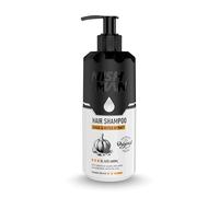 NISHMAN Champú Para El Cabello - Con Aroma A Ajo & Ortiga 480ml - Fórmula Fortalecedora & Nutritiva Para Un Cabello Saludable - Estimula El Crecimiento, Reduce La Caída & Restaura El Brillo