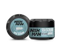 NISHMAN Exfoliante Facial y Corporal - Sea Scrub 300ml - Cuidado Exfoliante para Hombres - Elimina las Células Muertas, Limpia en Profundidad y Garantiza una Piel Fresca, Suave y Radiante
