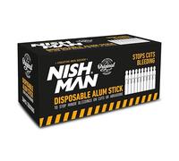 NISHMAN Fósforos Hemostáticos Desechables 24x20 Piezas - Rápida Coagulación Para Cortes de Afeitado - Práctico Formato en Fósforo Para Barberos y Uso en Casa