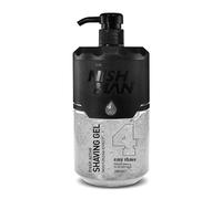Nishman Gel De Afeitar : Para Una Experiencia De Afeitado Suave, Hidratante Y Cuidado: Protección Perfecta Para Una Piel Suave: Fragancia Fresca Y Duradera: Cuidado Masculino (04 - Easy Shave, 1000ML)