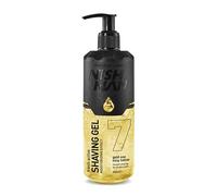 NISHMAN Gel de Afeitado 07 - Gold One 400ml - Para un Afeitado Suave, Hidratante y Nutritivo - Protección Perfecta para una Piel Suave - Fragancia Fresca y Duradera - Cuidado Masculino