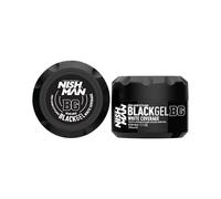 NISHMAN Gel Negro Cobertura Blanca 300ml - Solución Instantánea para Ocultar Cabellos Blancos y Grises con Color Negro Intenso para un Look Natural