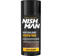 Nishman Hair Building Fibra de Queratina para el Cabello: Efecto Voluminoso Instantáneo para Cabello Fino: Potentes Fibras de Queratina para un Cabello de Aspecto más Grueso y un Aumento Instantáneo