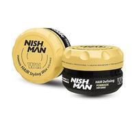 NISHMAN Hair Styling Pomade Wax W11 - Sun Sense 100g - Fijación Moderada y Flexible y Brillo Medio a Alto - Perfecto para Estilo Firme, Cuidado y Look Duradero